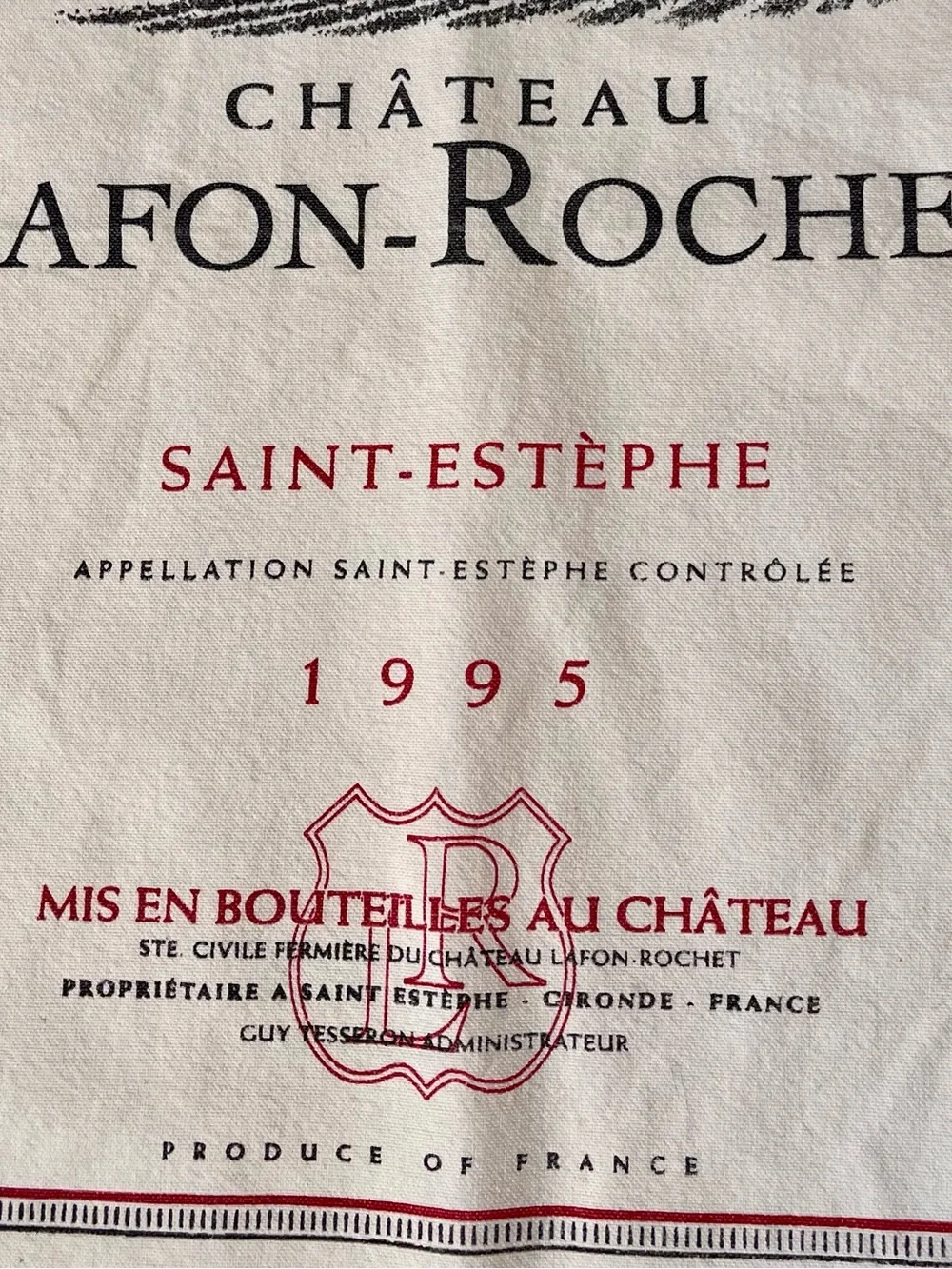 Vintage chateau lafon